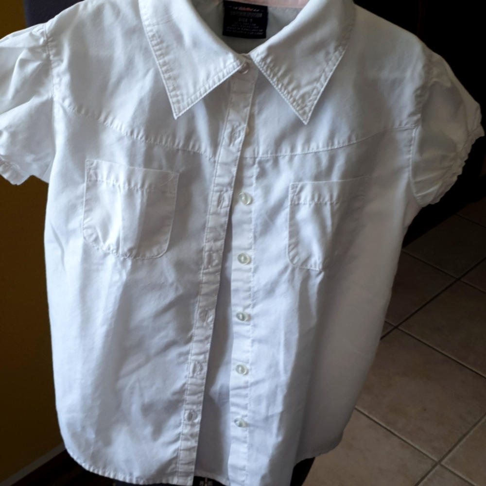Girls white US White tops